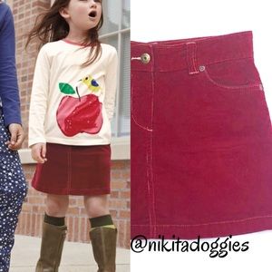 Mini Boden 9-10Y Corduroy Heart Pocket